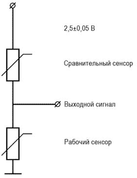 Рекомендуемая схема включения сенсора ГС-1Ex (арт. 23119)